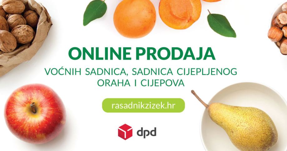 VOĆNE SADNICE sa DOSTAVOM DPD