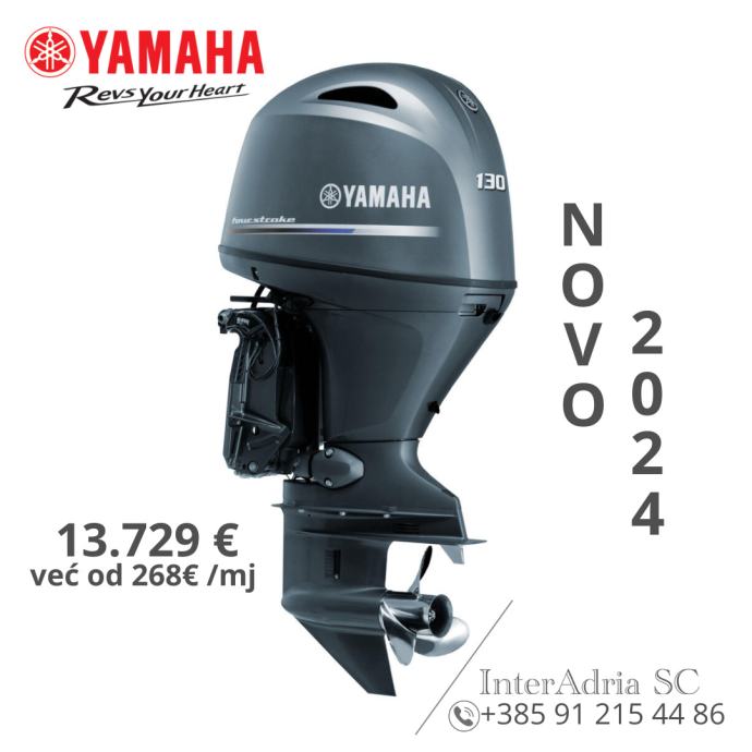 Vanbrodski motor YAMAHA 130 KS - NOVO 2024