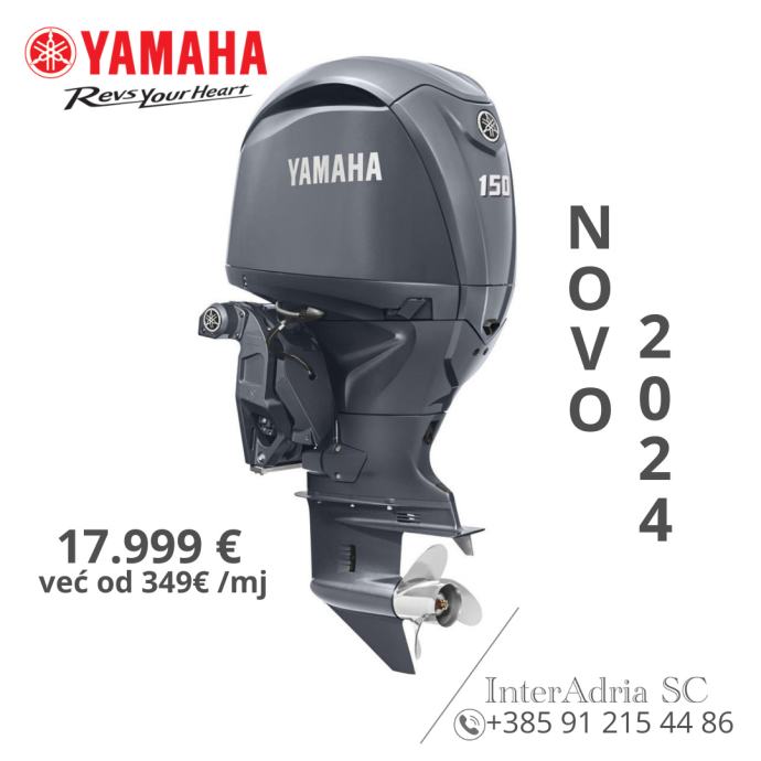 Vanbrodski motor YAMAHA 150 KS - NOVO 2024