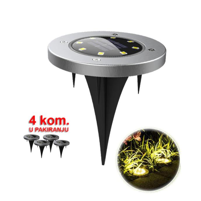 Solarna LED lampa za vrt 4KOM