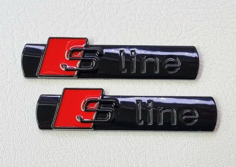 AUDI S-line metalna oznaka, logo, naljepnica, emblem - NOVO!!