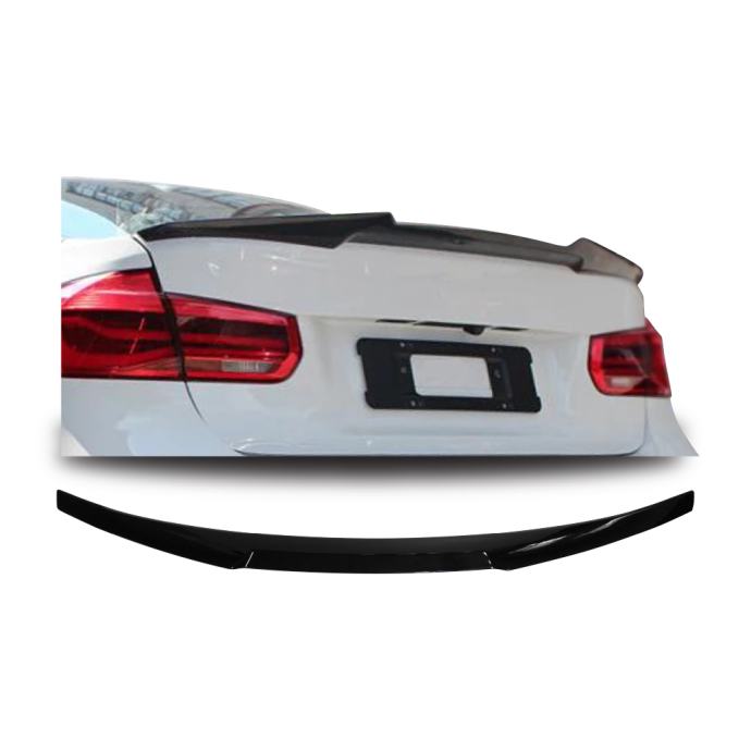 BMW 3 F30 2012- M M4 spojler lip gepeka bunkera piano crni