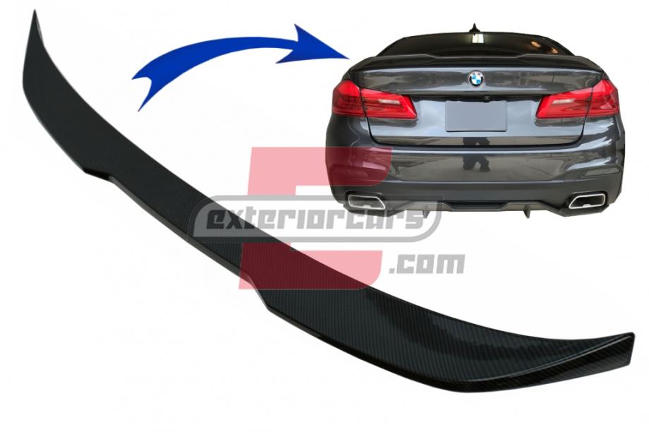 BMW 5er G30 (17-23) - Lip bunkera M-Performance dizajn (carbon look)