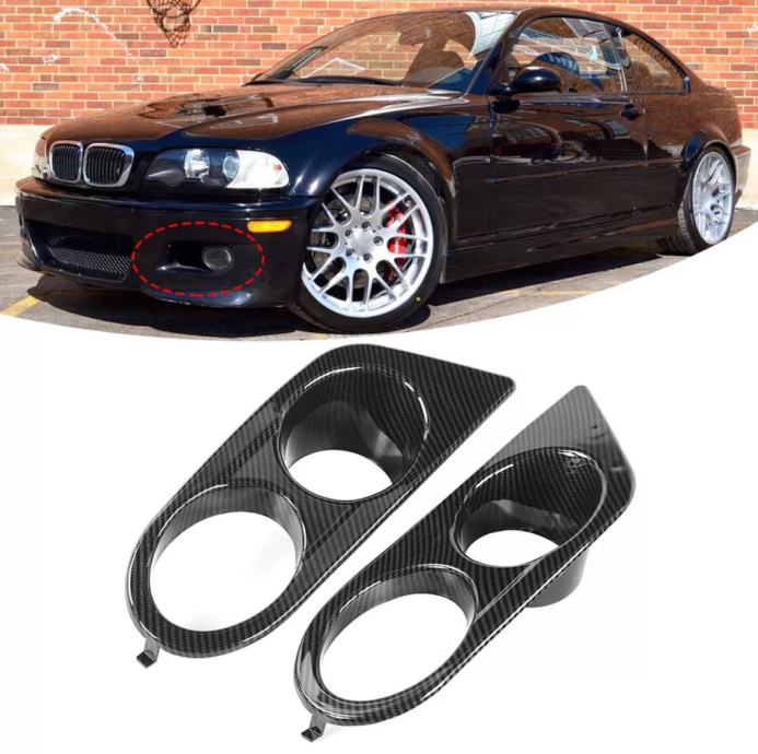 BMW E46 M3 Coupe Cabrio CARBON FIBER Maske Maglenki