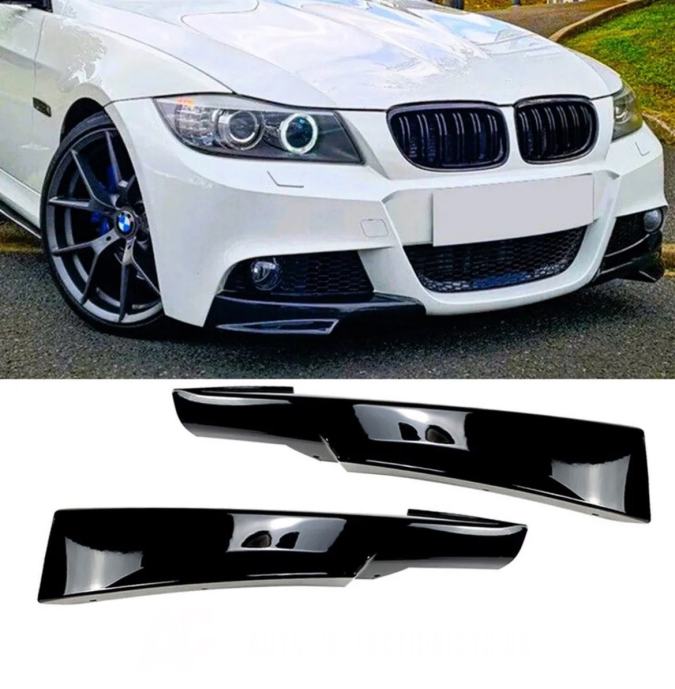 BMW E90 LCI Prednji splitteri M Tech Piano Crna