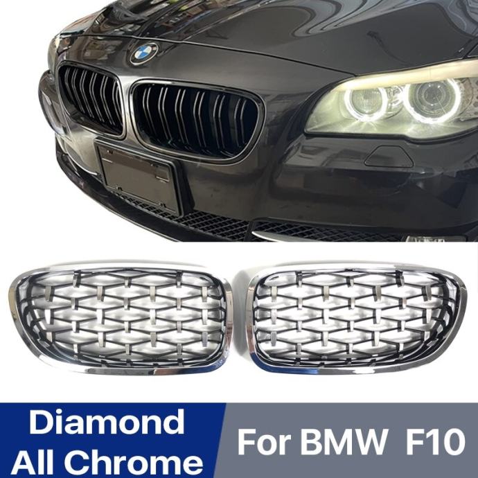 BMW F10 CHROME DIAMOND GRILL BUBREZI