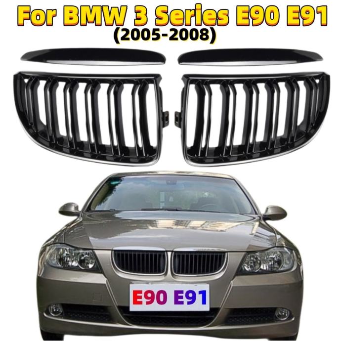 BMW serija 3 E90 E91 2005-2008 crna M3 look maska