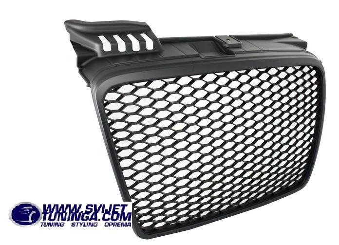 MASKA ZA AUDI A4-B7- 2004-2008 - RS4 - IZGLED - CRNA MAT- TOP MASKA