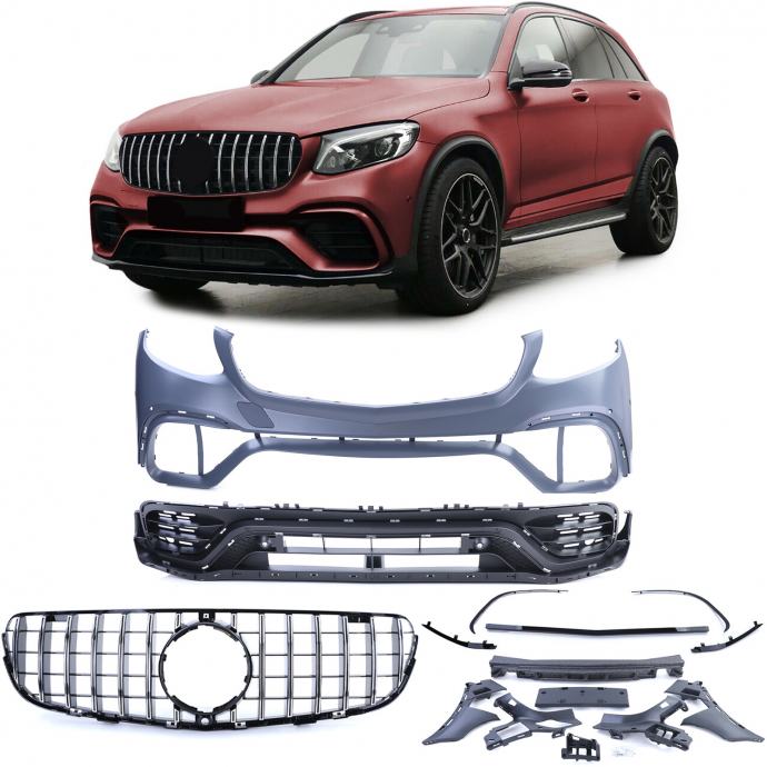 mercedes glc suv x253 15-19 prednji bodi kit