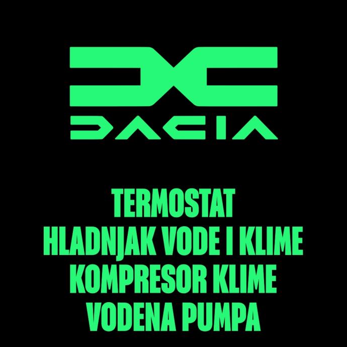 DACIA HLADNJAK VODE I KLIME, KOMPRESOR, TERMOSTAT, VODENA PUMPA