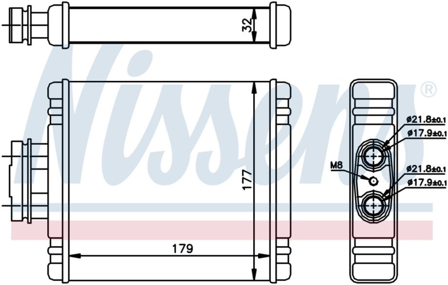 HLADNJAK GRIJANJA ŠKODA FABIA /VW POLO 1,4 TDI