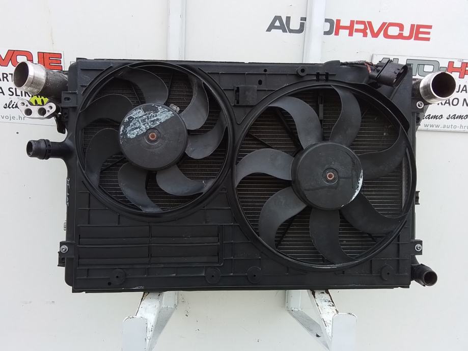 Hladnjak / ventilator Audi TT 2.0T / 1K0820411Q / 1K0121207AT