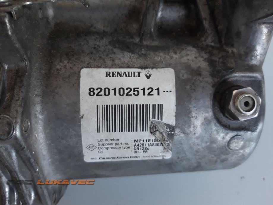 Renault Fluence Kompresor Klime Dci