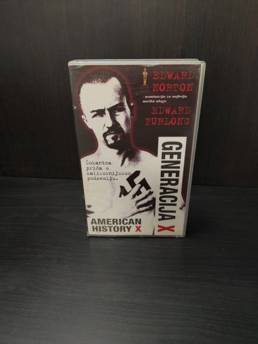 GENERACIJA X - AMERICAN HISTORY X - Original VHS HR Izdanje