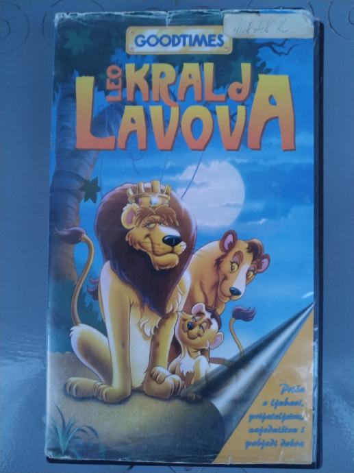 LEO KRALJ LAVOVA , crtani film, original VHS kaseta