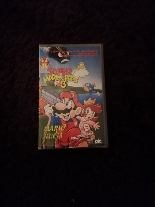 SUPER MARIO BROS 3 VHS kaseta