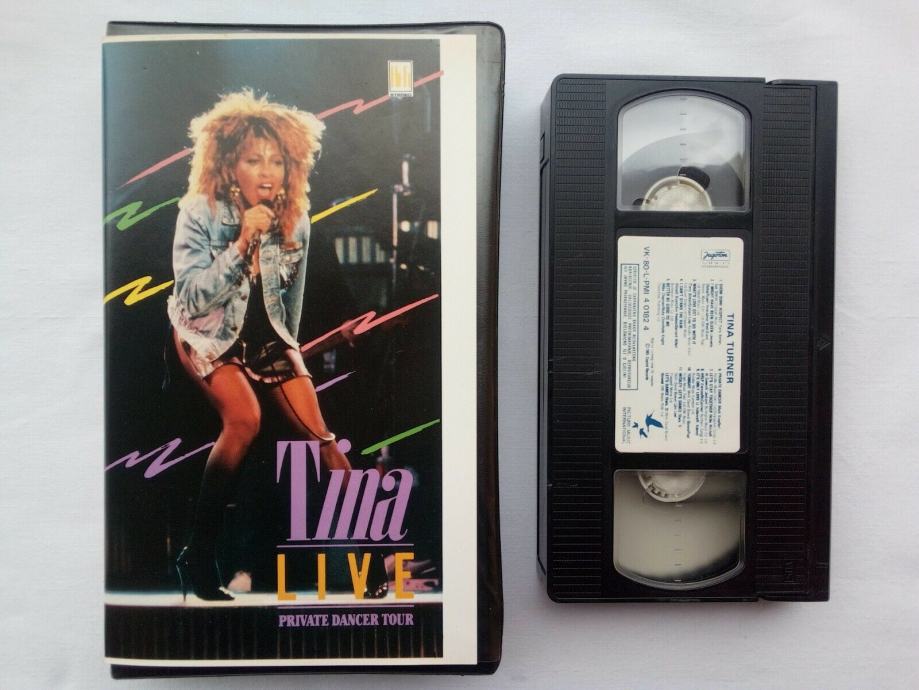 Tina Turner ‎Live - Private Dancer Tour, VHS PAL kaseta, Jugoton 1985.