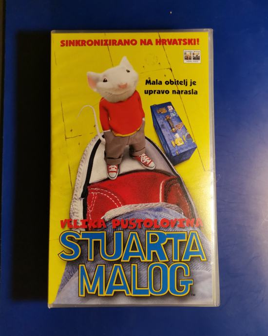 VHS film VELIKA PUSTOLOVINA STUARTA MALOG