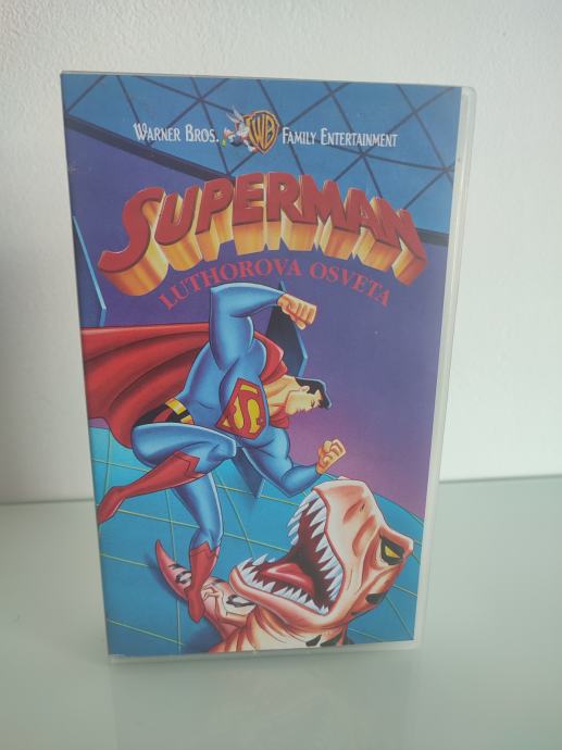 VHS kazeta Superman Luthorova osveta