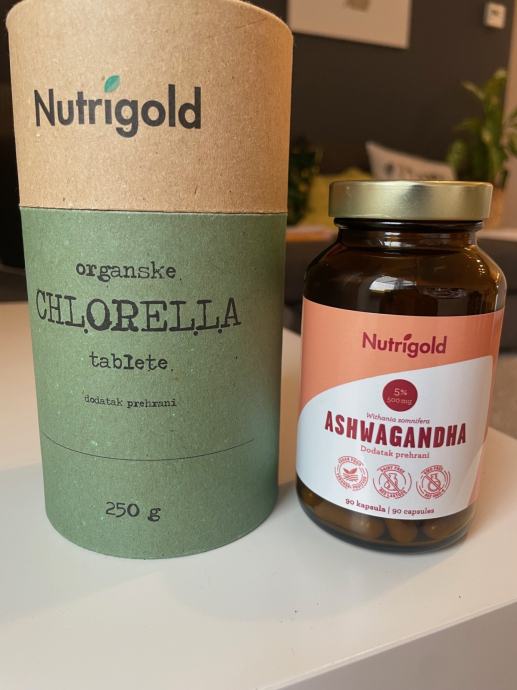 Nutrigold Spirulina i Ashwagandha tablete