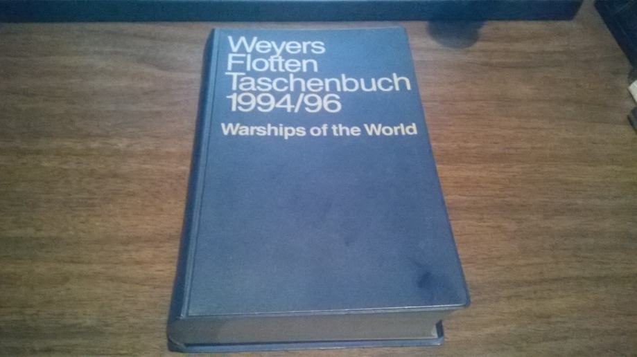 WEYERS FLOTTEN TASCHENBUCH 1994/96 WARSHIPS OF THE WORLD