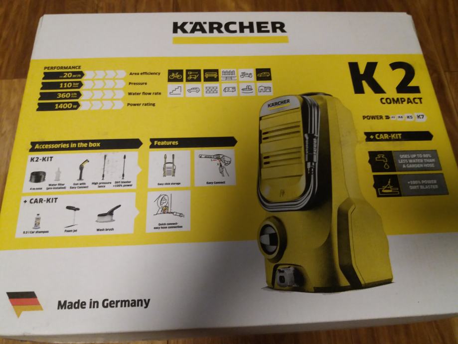 Karcher Miniwash Novo Zapakirano Plus Set Za Pranje Auta U Pakiranju