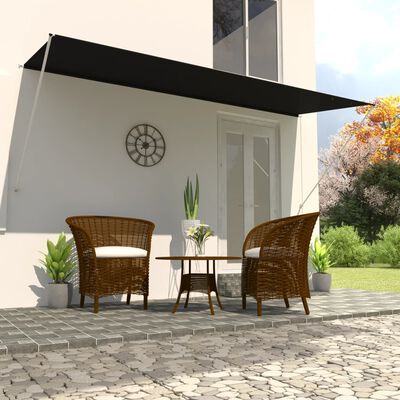 vidaXL Tenda na uvlačenje 400 x 150 cm antracit