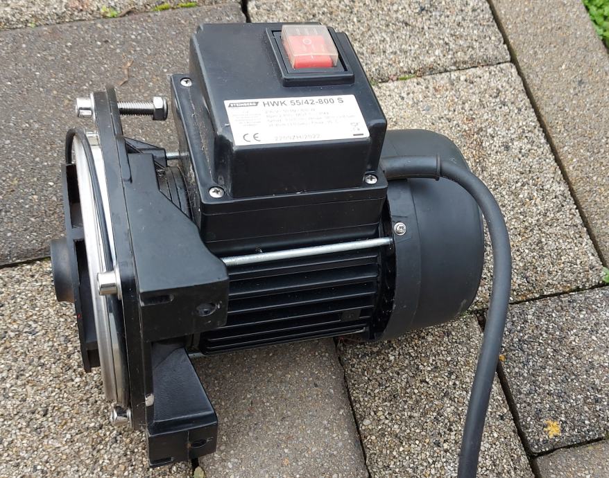 Vrtna pumpa, samo motor 800w