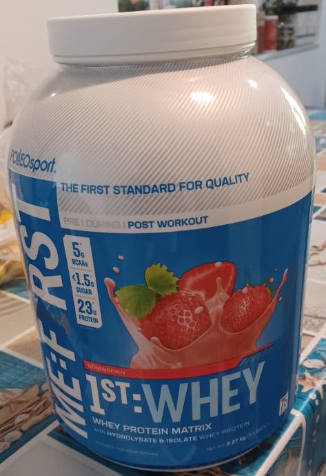 Protein 1st whey strawberry 2.27kg