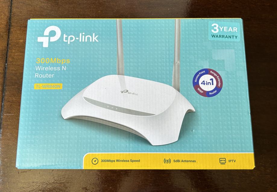 Wireless Router / pojačivač Wifi signala Tp-link, 300Mbps, Novi, VŽ