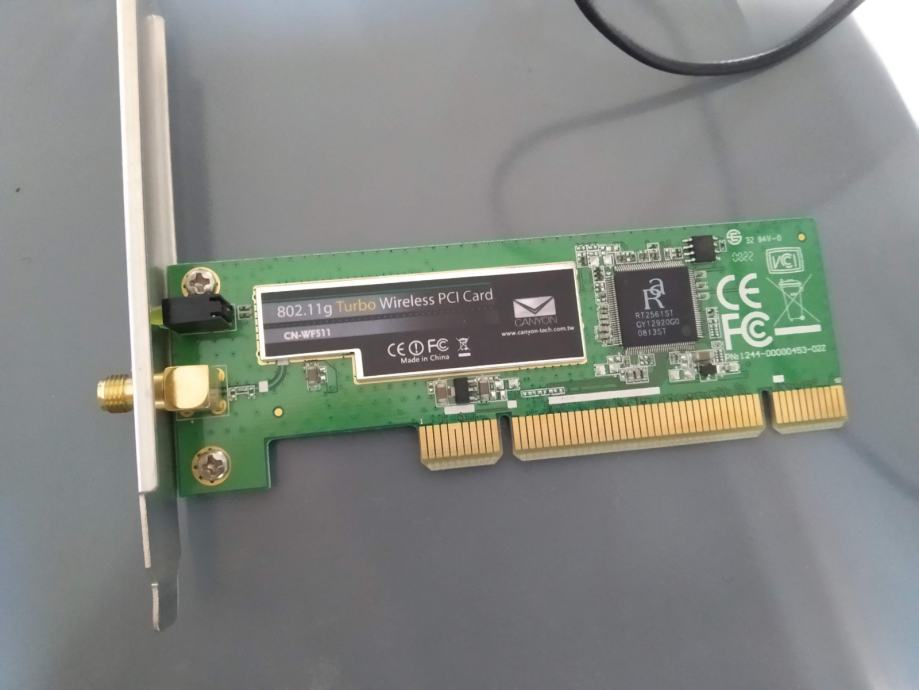 802.11 g Turbo PCI Card Wireless