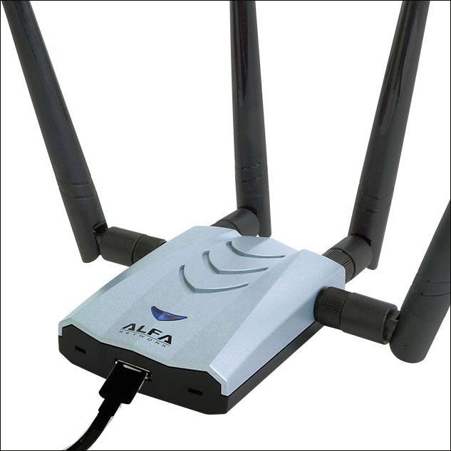 Alfa AWUS1900 802.11ac 1900Mbps Dual Band 2,4 / 5Ghz Wi-Fi USB Adapter