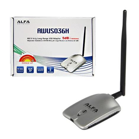 Alfa Network AWUS036H 1000 mW Wireless Wifi Adapter