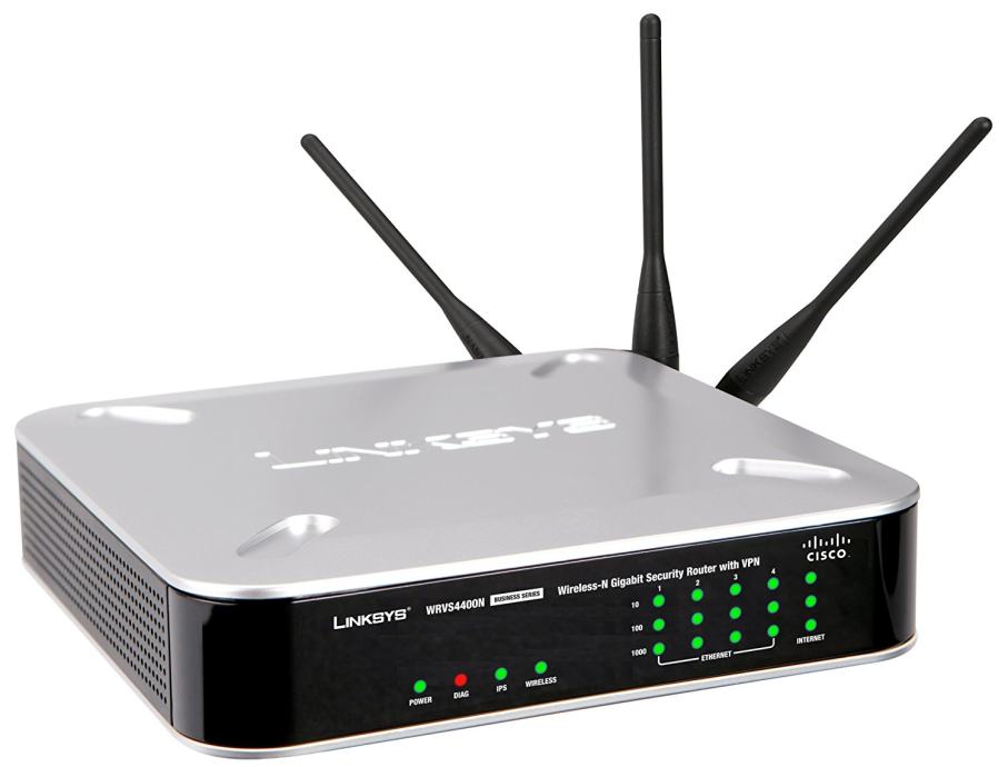 Cisco WRVS4400N Wireless-N Gigabit Security Router With VPN