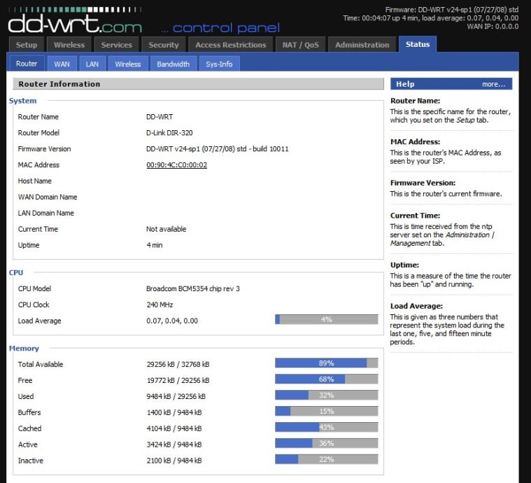 Dir 320 a1 прошивка dd wrt usb