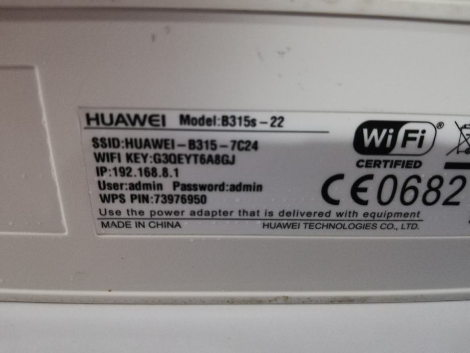 Huawei b315s 22 сброс на заводские настройки