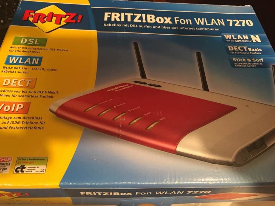 Настройка wifi на роутере fritz box 7270