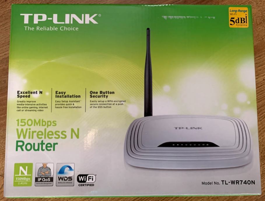 Router TP-LINK, 4-port switch 10/100, bežični Router, TL-WR841N