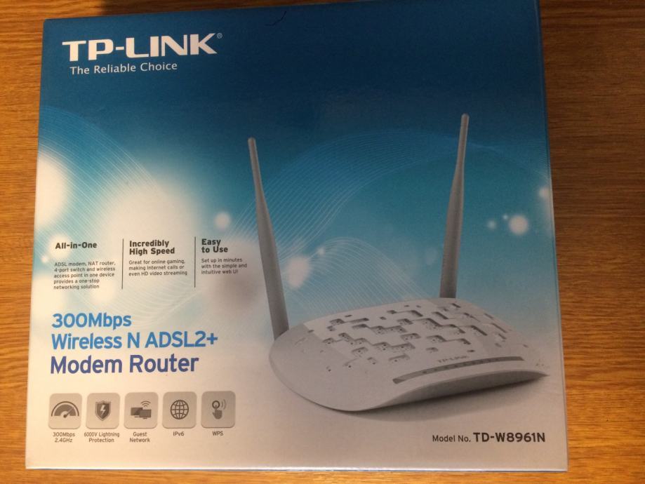 Можно ли подключить вай фай роутер tp link td w8961n без adsl провода