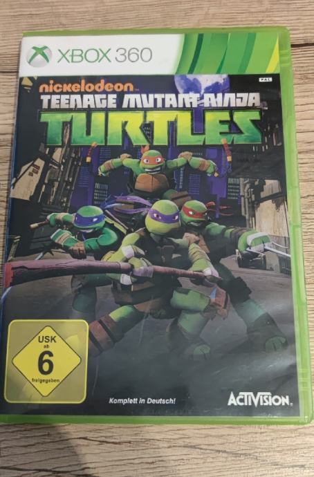 Teenage mutant ninja turtles store xbox 360 game