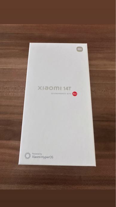 NOVO Xiaomi 14T Titan Black 12GB 256GB