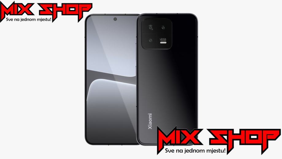 XIAOMI MI 13 5G 256GB BLACK/CRNI ◆NOVO◆GARANCIJA◆ZAMJENA DA◆ 256 GB