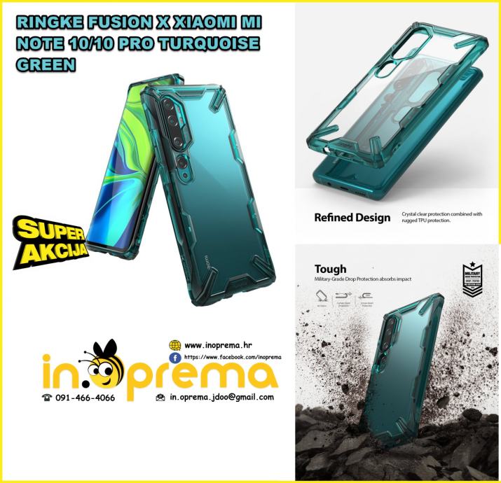 XIAOMI MI NOTE 10 / 10 PRO MASKICA MASKA FUTROLA TORBICA RINGKE FUSION