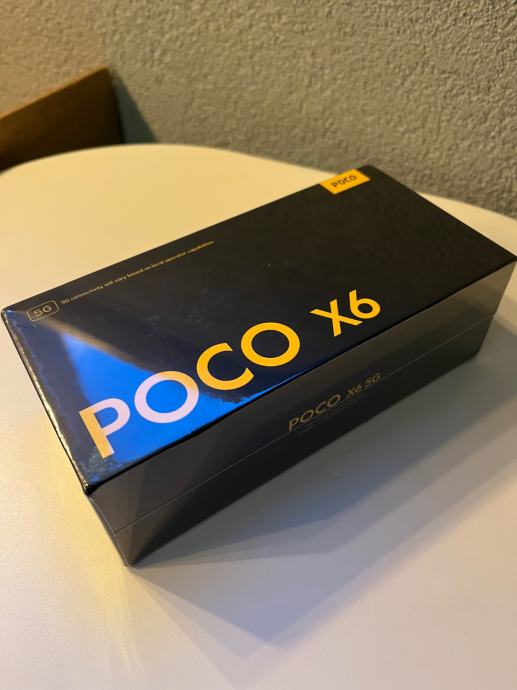 POCO X6 5G 12+256 GB Blue NOVO ZAPAKIRANO