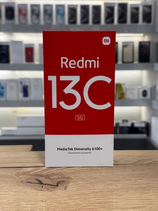 XIAOMI REDMI 13C 4GB/128GB NOVO RATE ZAMJENA BLACK