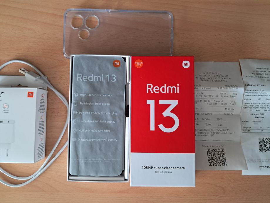 XIAOMI REDMI 13 6GB/128GB-TRENUTNO REZERVIRANO