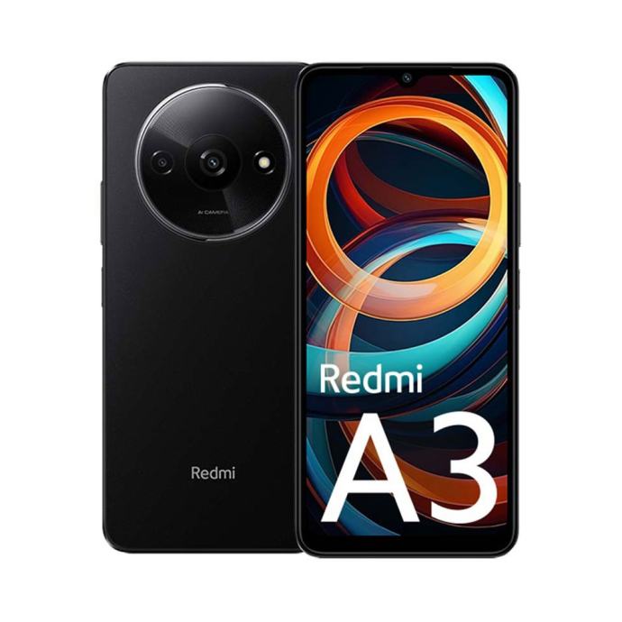 Xiaomi Redmi A3 3/64GB midnight black NOV NEKORIŠTEN