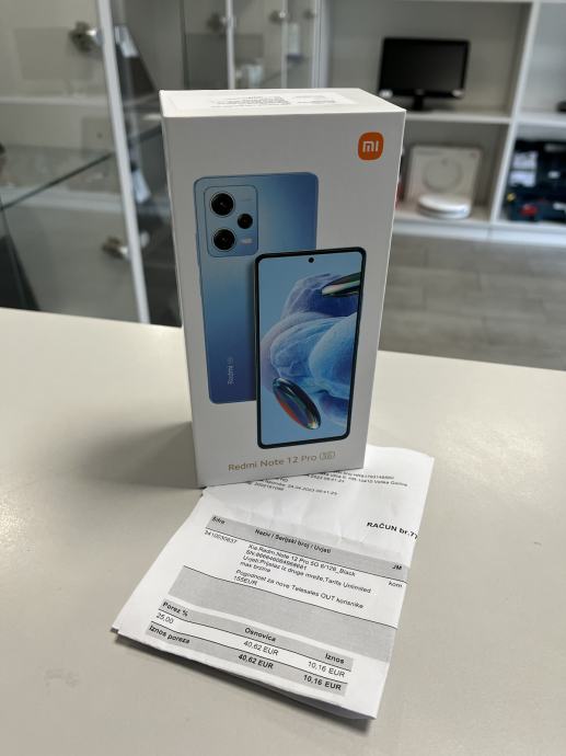 Xiaomi Redmi Note 12 Pro 5G 6/128GB, NOVO, GARANCIJA, R1 račun