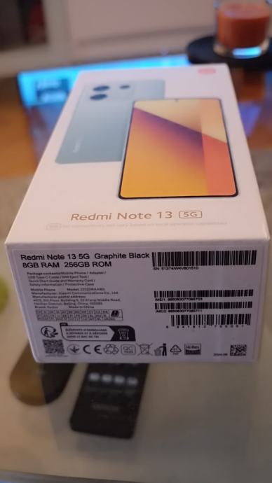 Xiaomi Redmi Note 13 5G 8GB/256GB Zapakiran