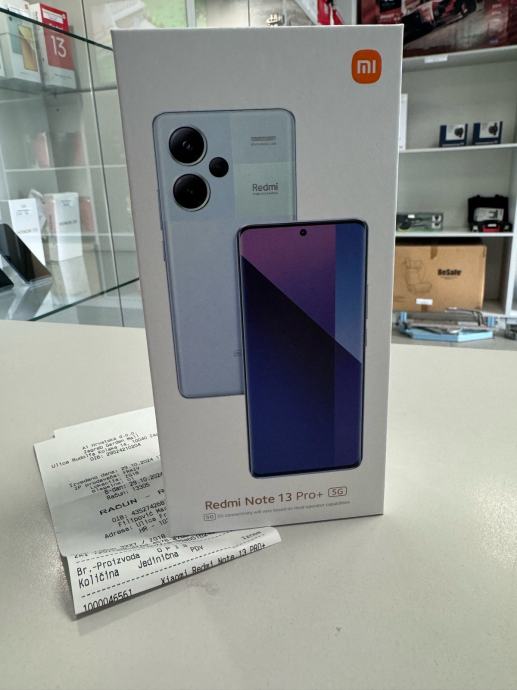 Xiaomi Redmi Note 13 Pro+ 12/512GB, NOVO, GARANCIJA, R1 račun